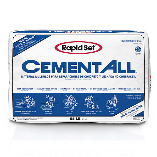 Cement All - Mortero Multiusos - Saco 55lbs - Rapid Set®