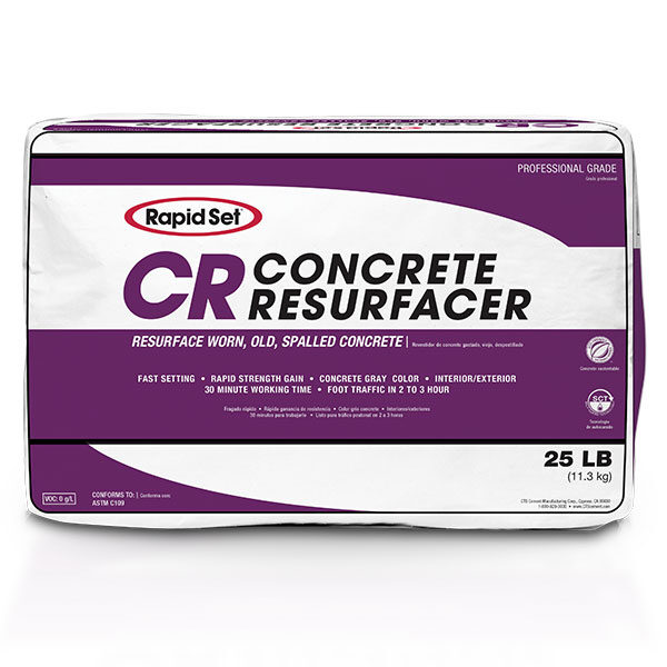 CR Concrete Resurfacer – Saco 25lbs – Rapid Set®