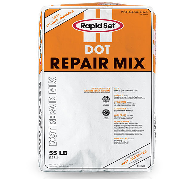 DOT Repair Mix – Saco 55lbs – Rapid Set®