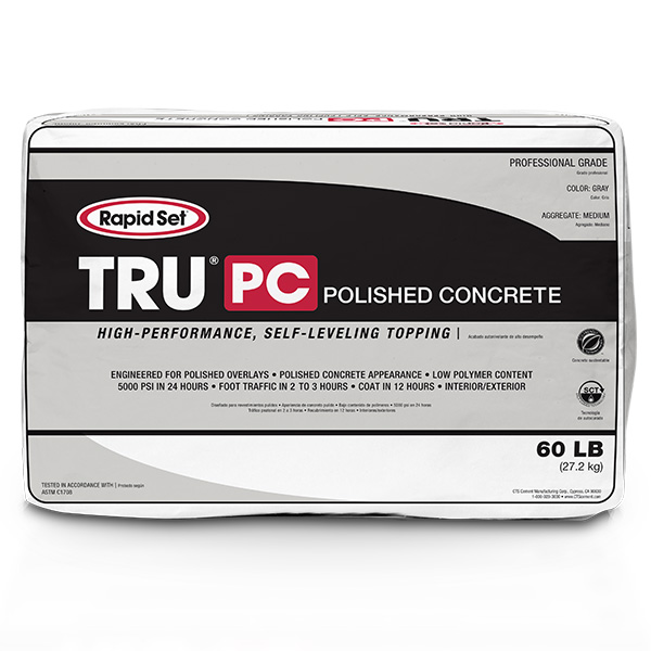 TRU®PC Gray – Saco 60lbs – Rapid Set®