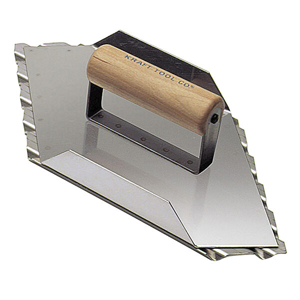 Rayador de Seguridad - Para Rampa - Rayado 45° Derecha - Mango de Madera - Kraft Tool®