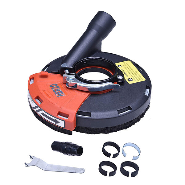 Guardapolvo Para Desbaste - Para Esmeril de 7" - Con Anillo de Cepillo - Herzo